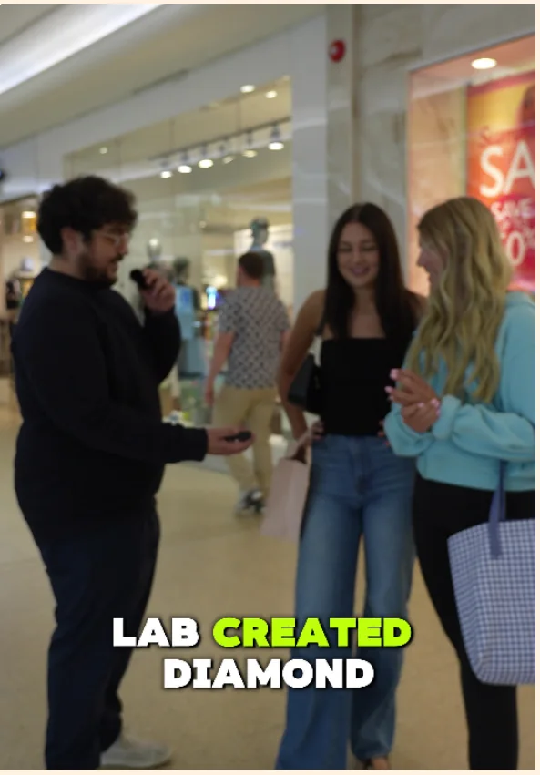 Retail store interview scene