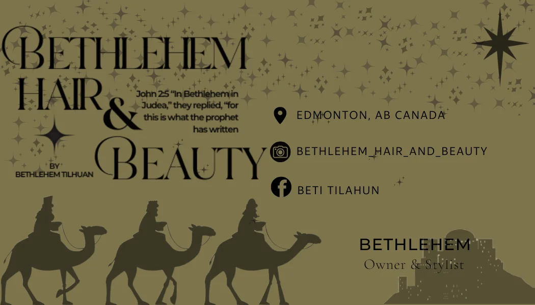 Bethlehem Hair & Beauty branded service graphic